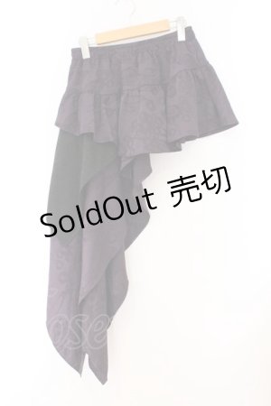 画像: Qutie Frash / アシメラップスカート  パープル O-26-02-14-032-QU-SK-OW-OS