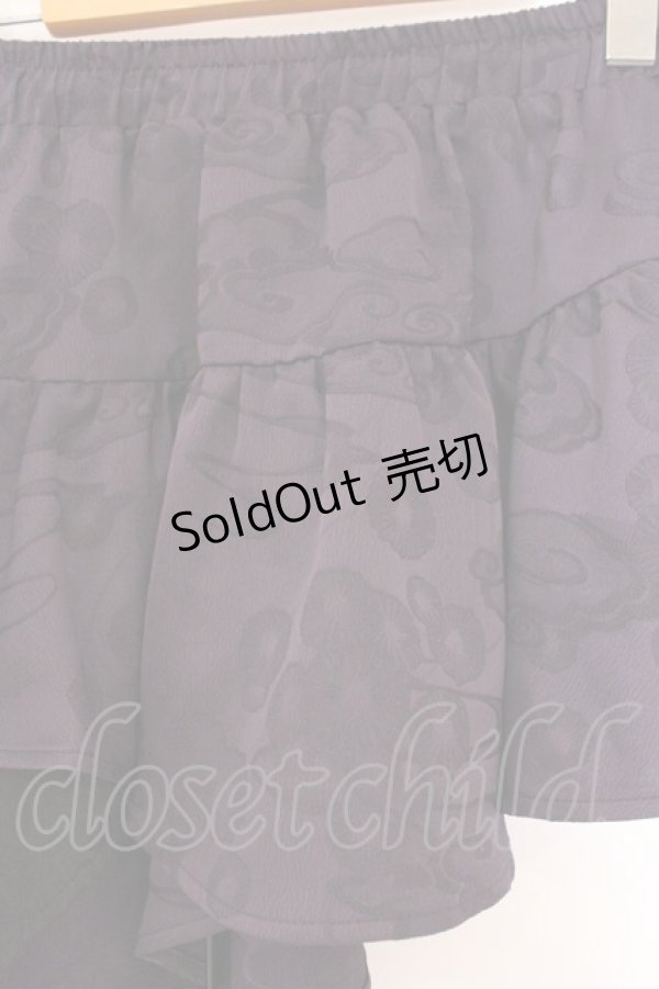 画像2: Qutie Frash / アシメラップスカート  パープル O-26-02-14-032-QU-SK-OW-OS (2)