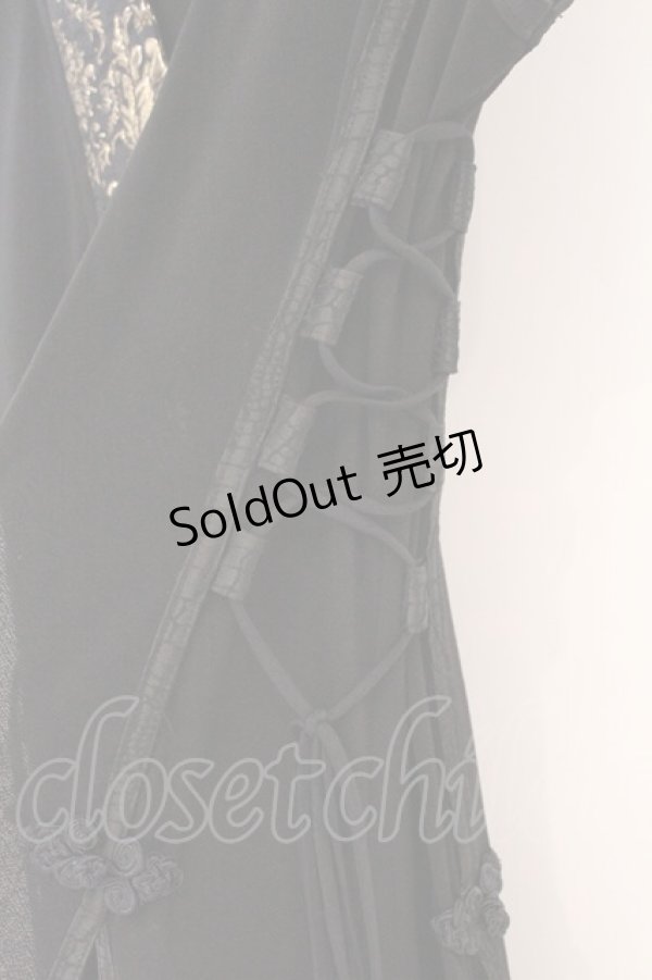 画像3: Qutie Frash / チャイナロングベスト  ブラック O-26-02-14-034-QU-TO-OW-OS (3)