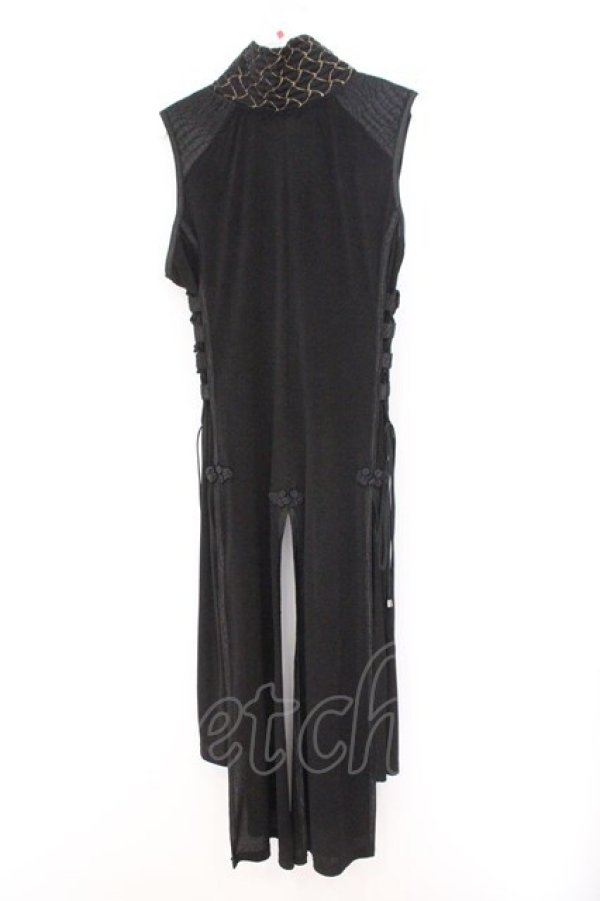 画像4: Qutie Frash / チャイナロングベスト  ブラック O-26-02-14-034-QU-TO-OW-OS (4)