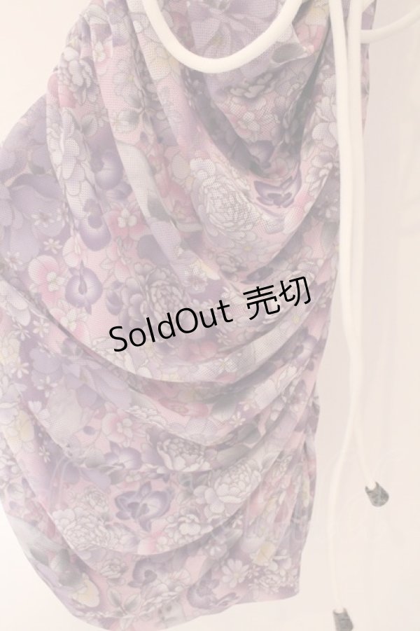 画像3: Qutie Frash / レッグパンツ  ホワイト×パープル O-26-02-14-041-QU-PA-OW-OS (3)