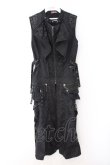 画像1: Qutie Frash / ミリタリーロングベスト  ブラック O-26-02-14-045-QU-TO-OW-OS (1)