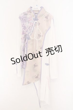 画像: Qutie Frash / チャイナチュニック  ライトパープル O-26-02-14-046-QU-TO-OW-OS