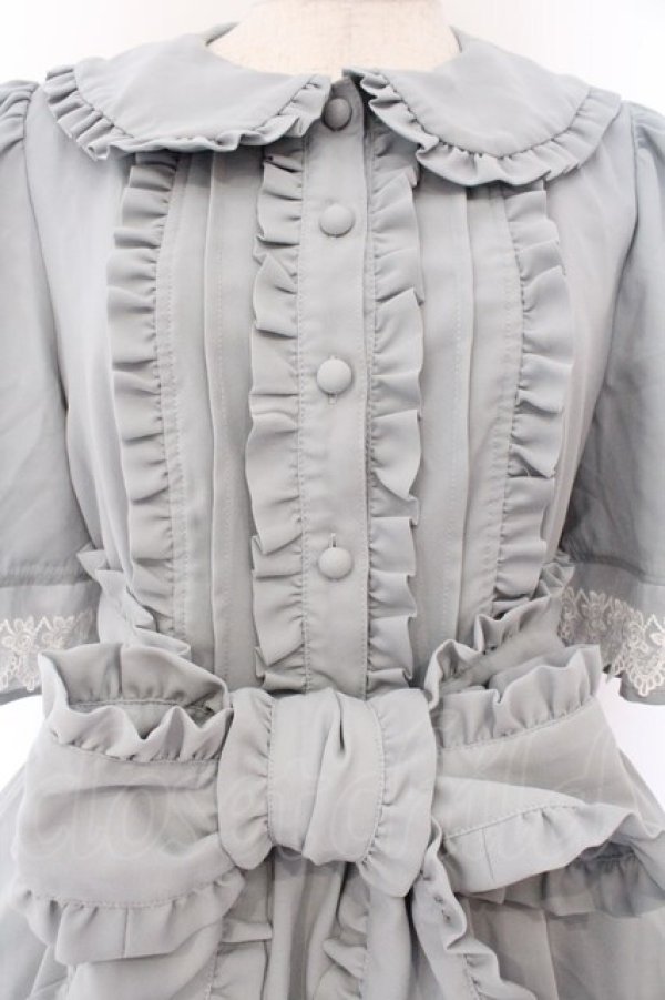 画像2: axes femme kawaii / ロマンティックフリルワンピース M グリーン O-26-02-14-004-AX-OP-YM-OS (2)