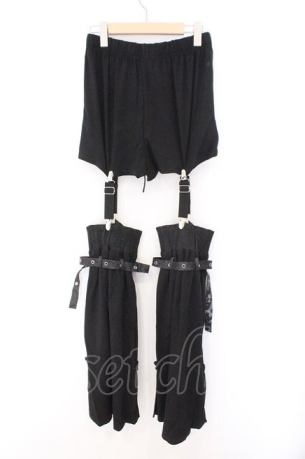 画像5: Qutie Frash / 2025プレミアムセット【黒豹】レッグパンツ  ブラック O-26-02-14-047-QU-PA-OW-OS (5)