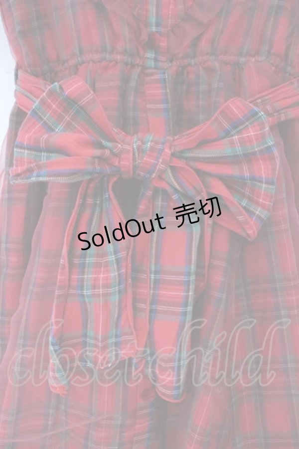 画像3: LIZ LISA / ハートチェックワンピース 0 アカ O-26-02-14-049-LO-OP-OW-OS (3)