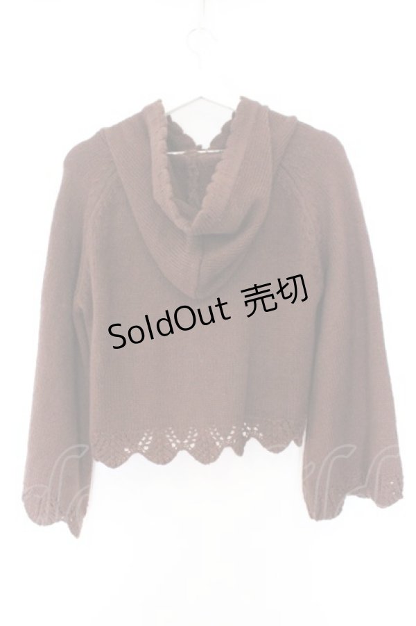 画像3: m petit by misako / TT*AOKリボンツキカーディガン S ブラウン O-26-02-14-050-LO-TO-OW-OS (3)