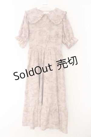 画像: m petit by misako / トワルドジュイセーラーワンピース S ピンク O-26-02-14-053-LO-OP-OW-ZT0225L