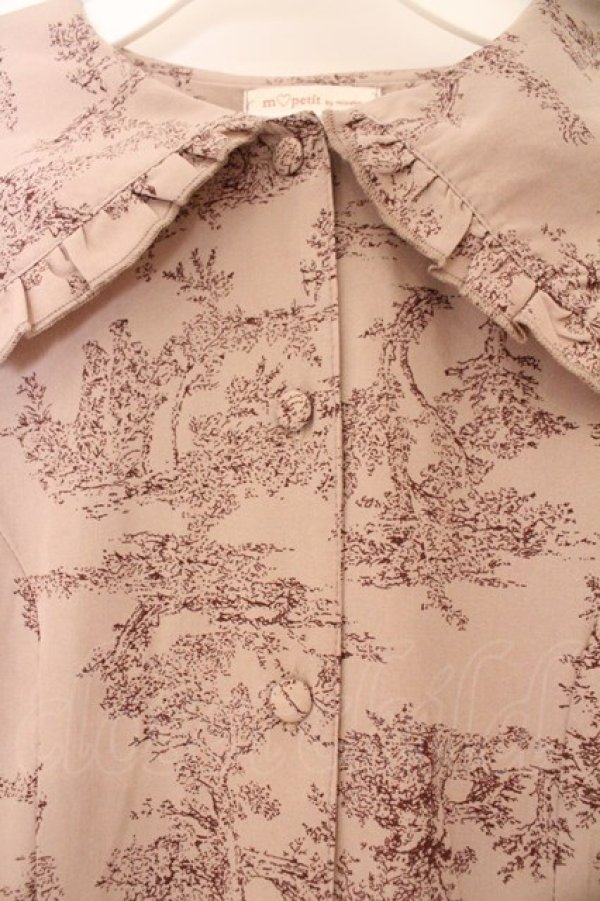 画像2: m petit by misako / トワルドジュイセーラーワンピース S ピンク O-26-02-14-053-LO-OP-OW-OS (2)