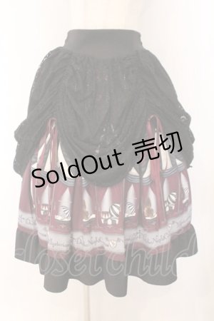 画像: NIBBLE POISON / ダークナイトサーカススカート M ワイン O-26-02-14-059-0-JA-OW-OS