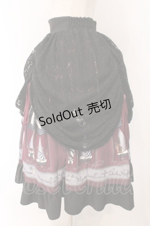 画像3: NIBBLE POISON / ダークナイトサーカススカート M ワイン O-26-02-14-059-0-JA-OW-OS (3)