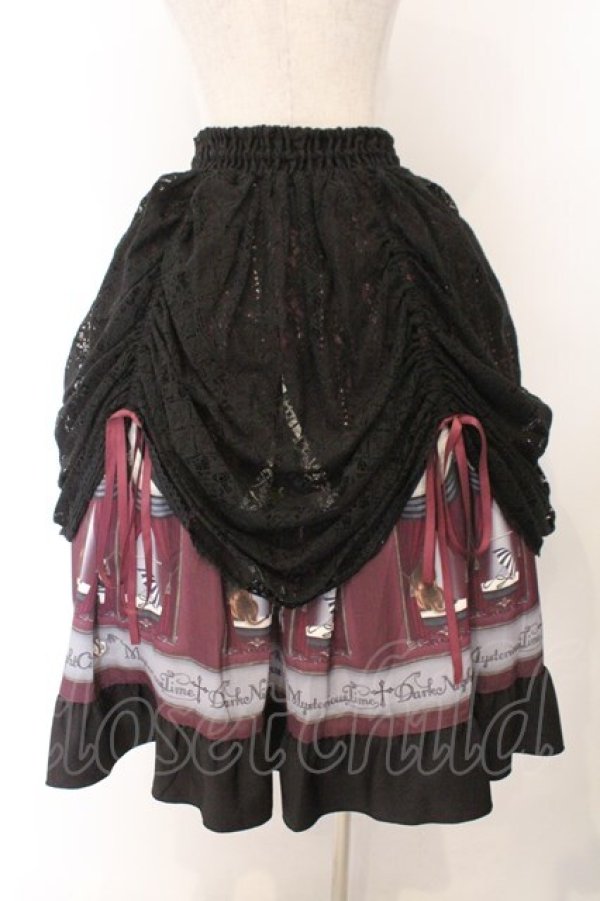 画像4: NIBBLE POISON / ダークナイトサーカススカート M ワイン O-26-02-14-059-0-JA-OW-OS (4)