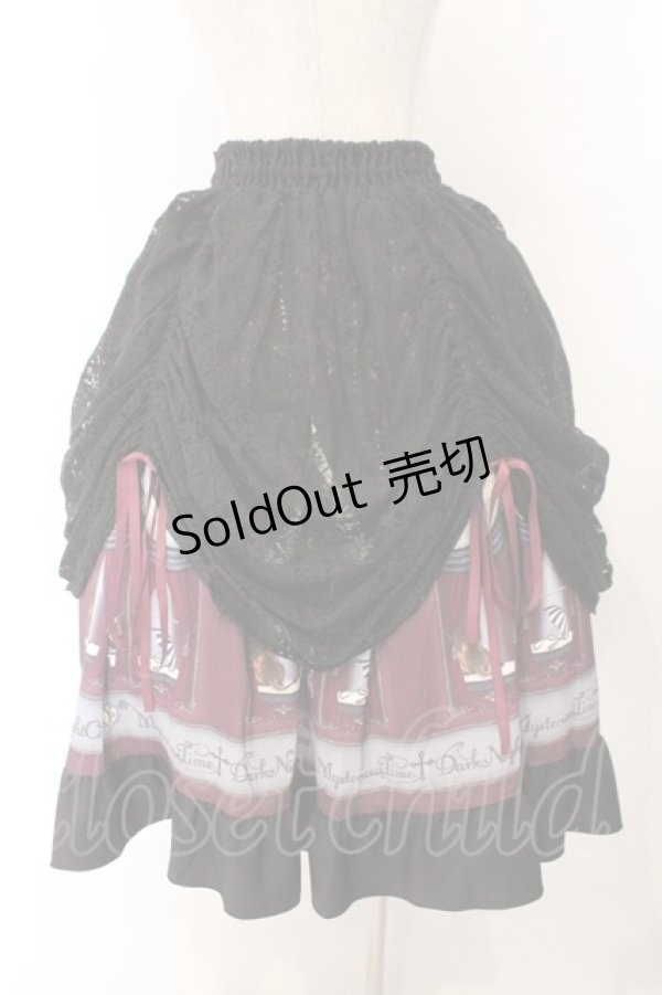 画像4: NIBBLE POISON / ダークナイトサーカススカート M ワイン O-26-02-14-059-0-JA-OW-OS (4)