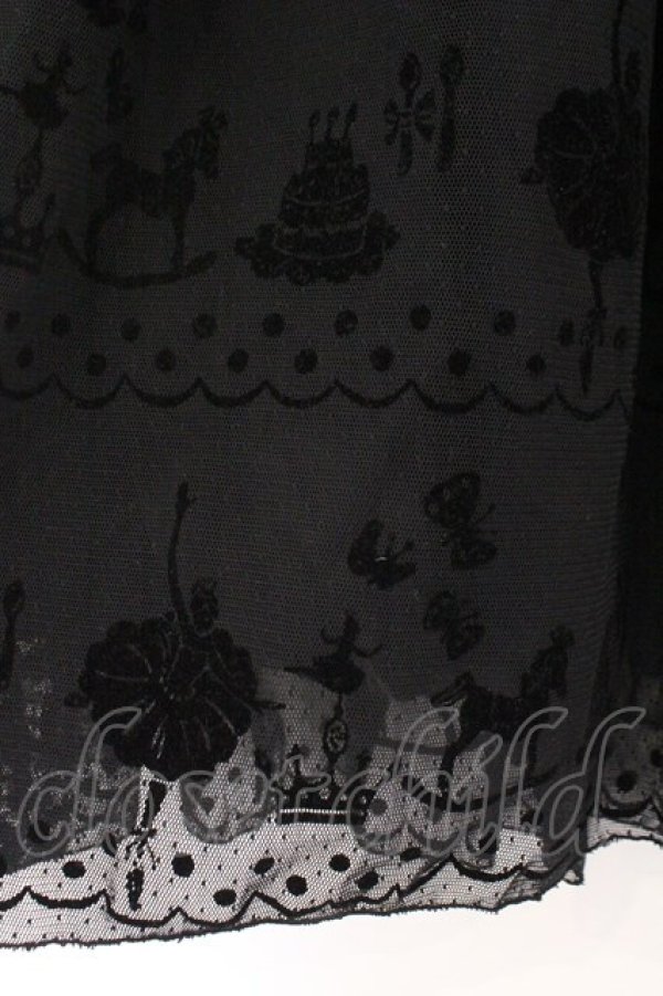 画像2: Emily Temple cute / バレリーナフロッキーチュールスカート M クロ O-26-02-14-068-ET-SK-OW-OS (2)