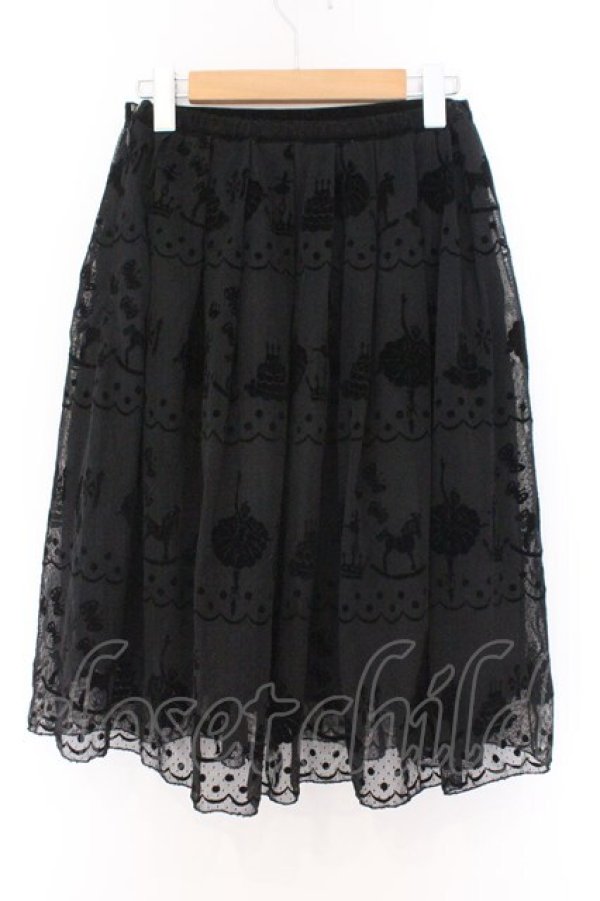 画像3: Emily Temple cute / バレリーナフロッキーチュールスカート M クロ O-26-02-14-068-ET-SK-OW-OS (3)