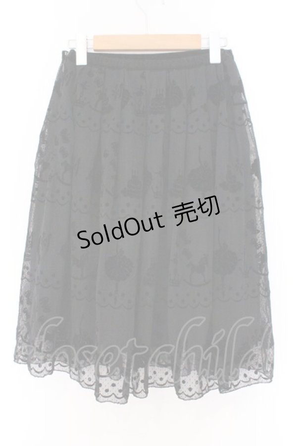 画像3: Emily Temple cute / バレリーナフロッキーチュールスカート M クロ O-26-02-14-068-ET-SK-OW-OS (3)