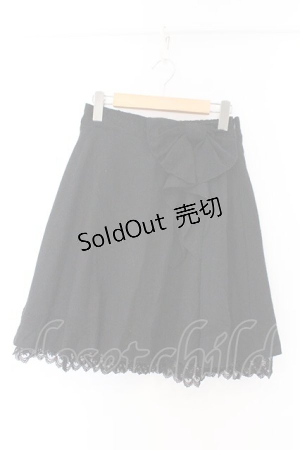 画像1: axes femme / ウエストリボンスカート M クロ O-26-02-14-072-AX-SK-OW-OS (1)