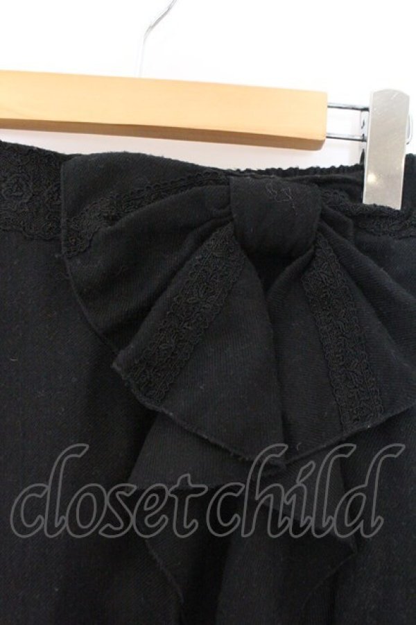 画像2: axes femme / ウエストリボンスカート M クロ O-26-02-14-072-AX-SK-OW-OS (2)