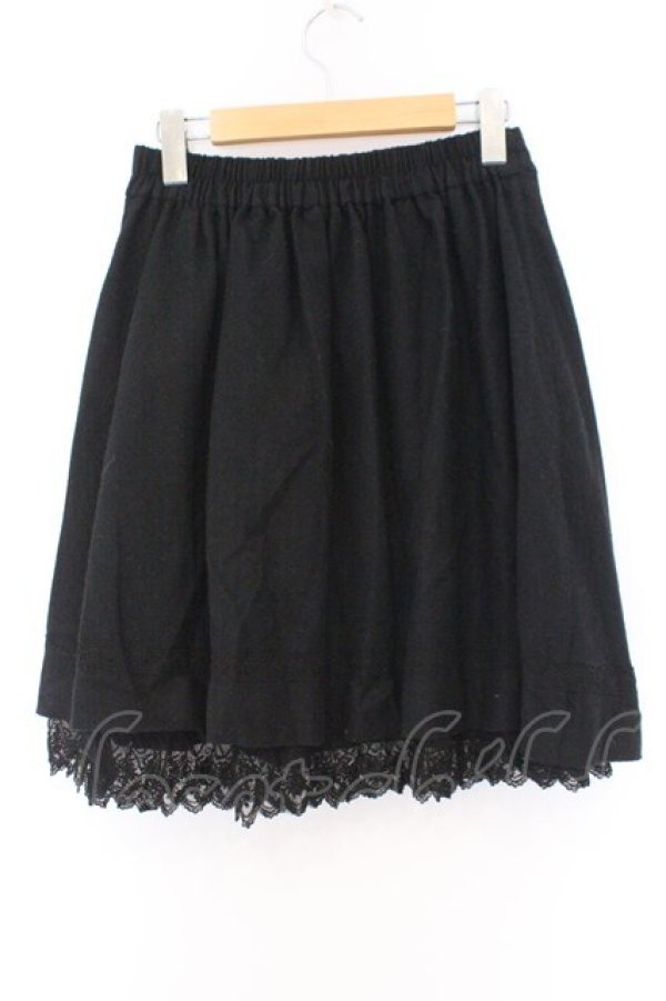 画像3: axes femme / ウエストリボンスカート M クロ O-26-02-14-072-AX-SK-OW-OS (3)