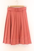 画像1: Fi.n.t / 太ベルト付きプリーツスカート F ピンク O-26-02-14-073-CA-SK-OW-OS (1)