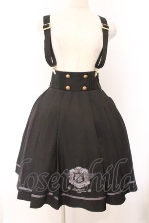 画像: Amavel / Sergeant Emblemサイドプリーツスカート F クロ O-26-02-14-075-CA-SK-OW-OS