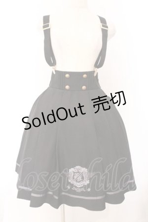 画像: Amavel / Sergeant Emblemサイドプリーツスカート F クロ O-26-02-14-075-CA-SK-OW-OS