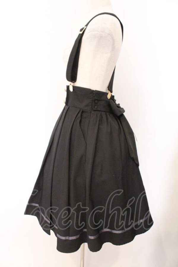 画像3: Amavel / Sergeant Emblemサイドプリーツスカート F クロ O-26-02-14-075-CA-SK-OW-OS (3)