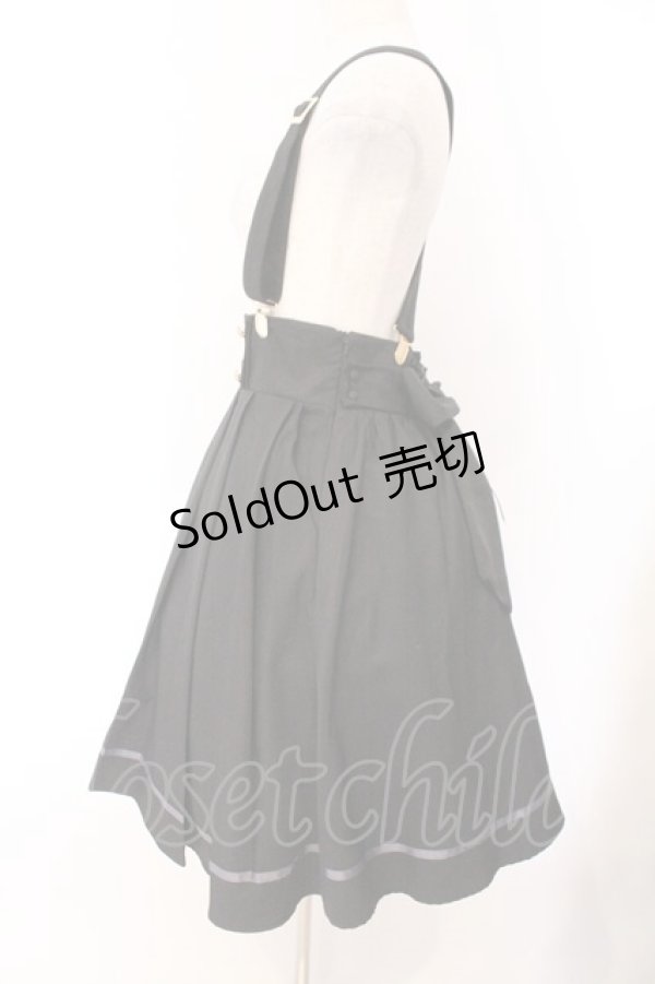 画像3: Amavel / Sergeant Emblemサイドプリーツスカート F クロ O-26-02-14-075-CA-SK-OW-OS (3)