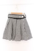 画像1: Ank Rouge / 千鳥柄ミニスカート M クロ O-26-02-14-076-CA-SK-OW-OS (1)