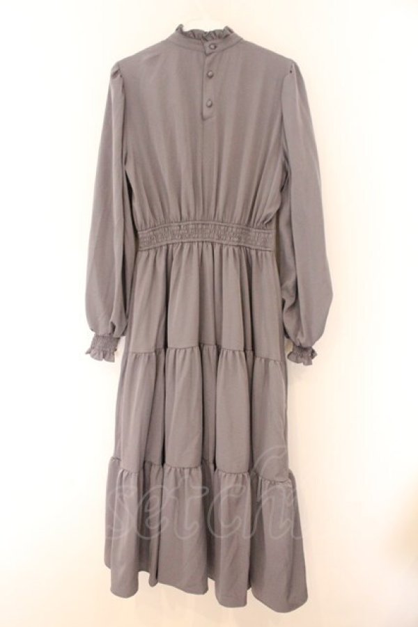 画像3: m petit by misako / AM＊レースティアードワンピース S グレー O-26-02-14-079-LO-OP-OW-OS (3)