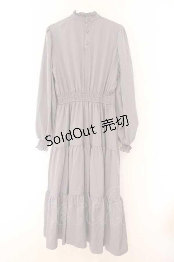 画像3: m petit by misako / AM＊レースティアードワンピース S グレー O-26-02-14-079-LO-OP-OW-OS (3)