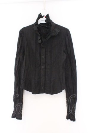 画像: ALICE and the PIRATES / ダイナドロップブラウス  クロ O-26-02-14-007-PA-BL-OW-OS