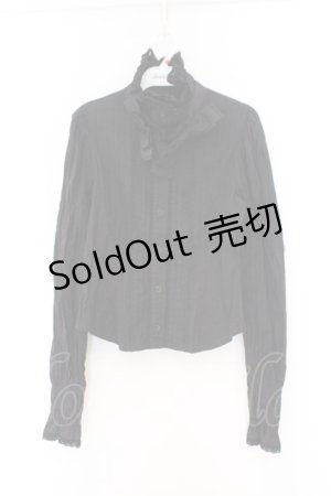 画像: ALICE and the PIRATES / ダイナドロップブラウス  クロ O-26-02-14-007-PA-BL-OW-OS