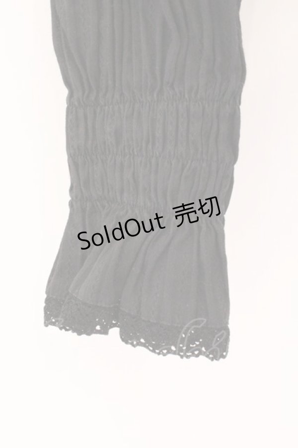 画像3: ALICE and the PIRATES / ダイナドロップブラウス  クロ O-26-02-14-007-PA-BL-OW-OS (3)