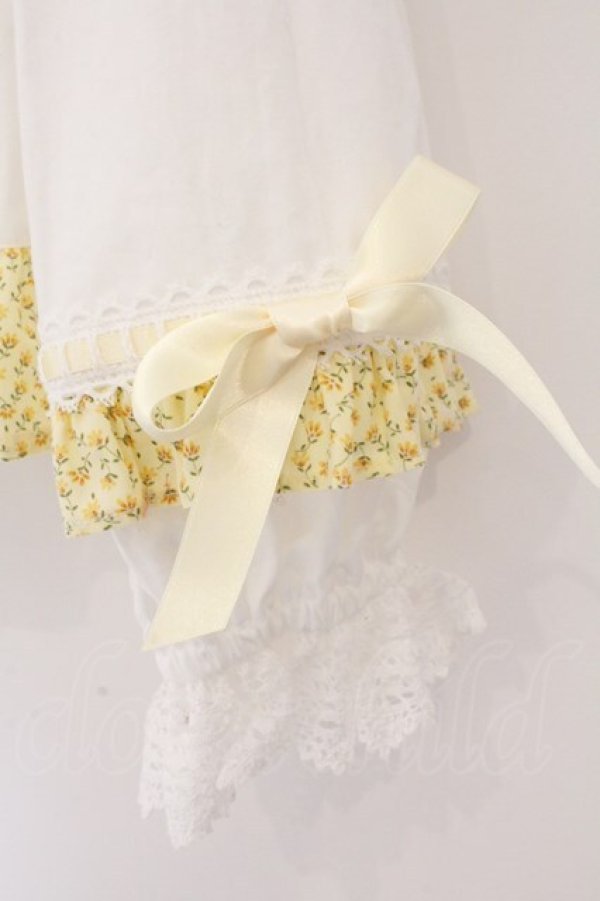 画像4: BABY,THE STARS SHINE BRIGHT / Mignonette Fleurie ブラウス  ホワイトｘイエロー O-26-02-14-008-BA-BL-YM-OS (4)