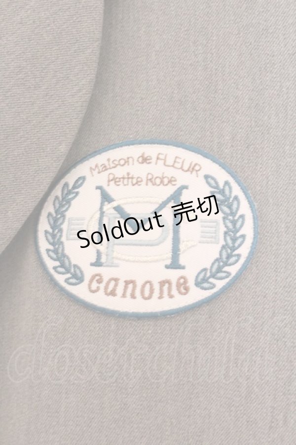 画像2: Maison de FLEUR Petite Robe canone / コレットのガーデンジャケット M グレー O-26-02-14-009-EL-JA-OW-OS (2)