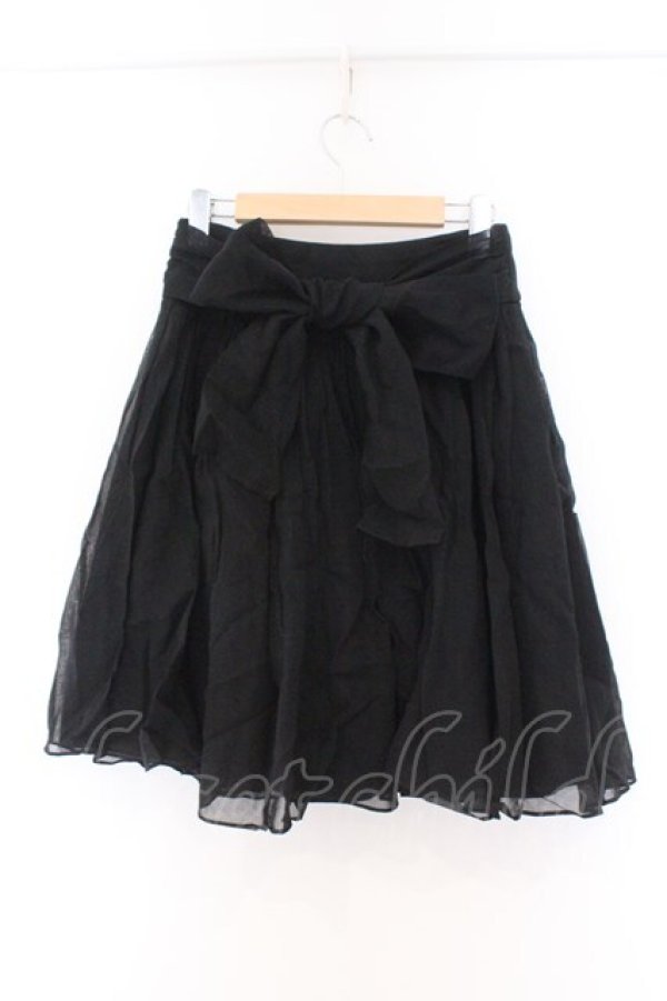 画像2: Jane Marple / ガーゼフレアスカート M クロ O-26-02-14-010-JM-SK-OW-OS (2)