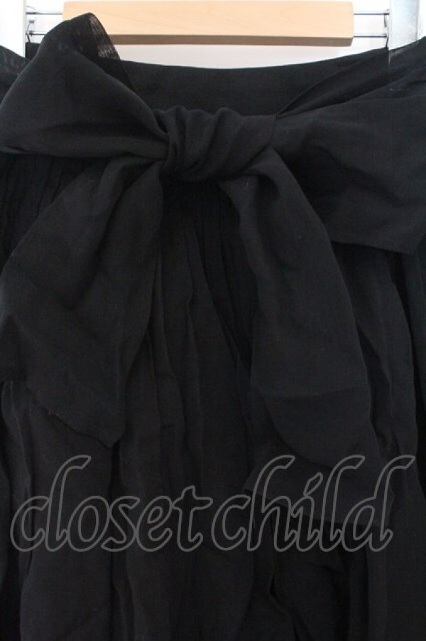 画像3: Jane Marple / ガーゼフレアスカート M クロ O-26-02-14-010-JM-SK-OW-OS (3)