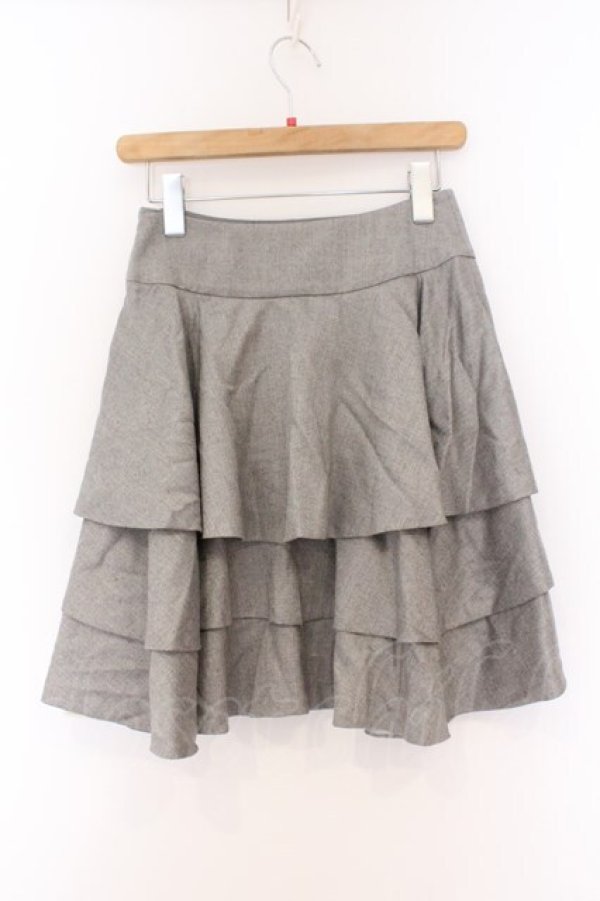 画像2: Jane Marple Dans Le Salon / ランダムフリルスカート M グレー O-26-02-14-011-JM-SK-OW-OS (2)