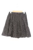 画像1: Jane Marple / ドットフレアスカート M クロ O-26-02-14-012-JM-SK-OW-OS (1)