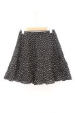 画像2: Jane Marple / ドットフレアスカート M クロ O-26-02-14-012-JM-SK-OW-OS (2)