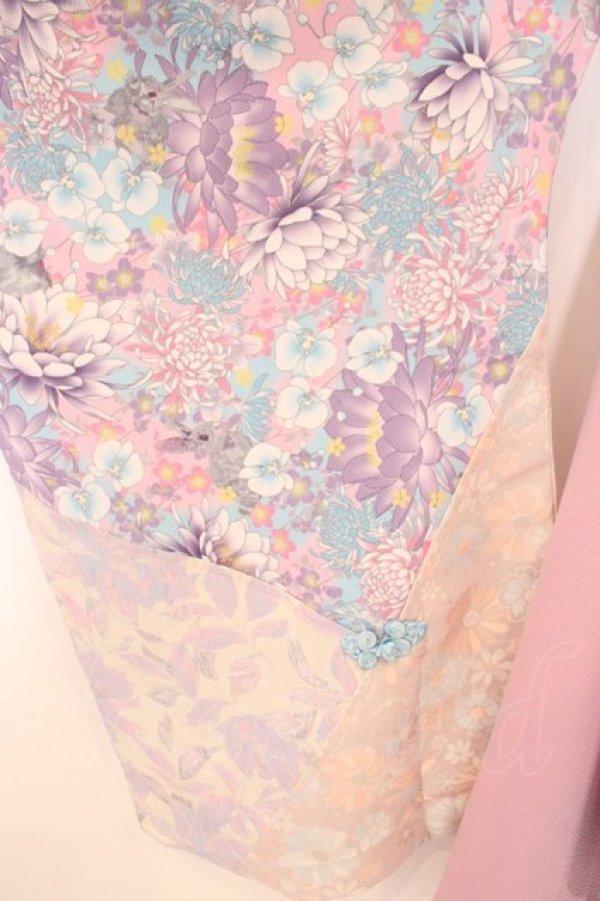 画像3: Qutie Frash / サイドロング着物カーデ  パステル O-26-02-14-020-QU-TO-OW-OS (3)