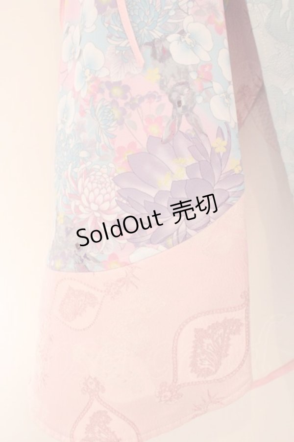 画像3: Qutie Frash / 和柄インナーチュニック  パステル O-26-02-14-021-QU-TO-OW-OS (3)
