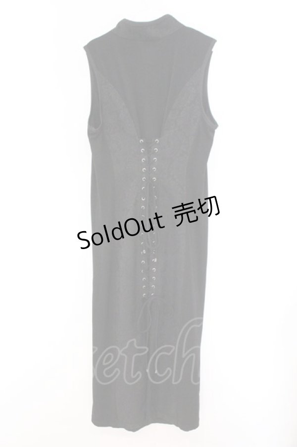 画像4: Qutie Frash / チャイナロングワンピ  ブラック O-26-02-14-023-QU-OP-OW-OS (4)