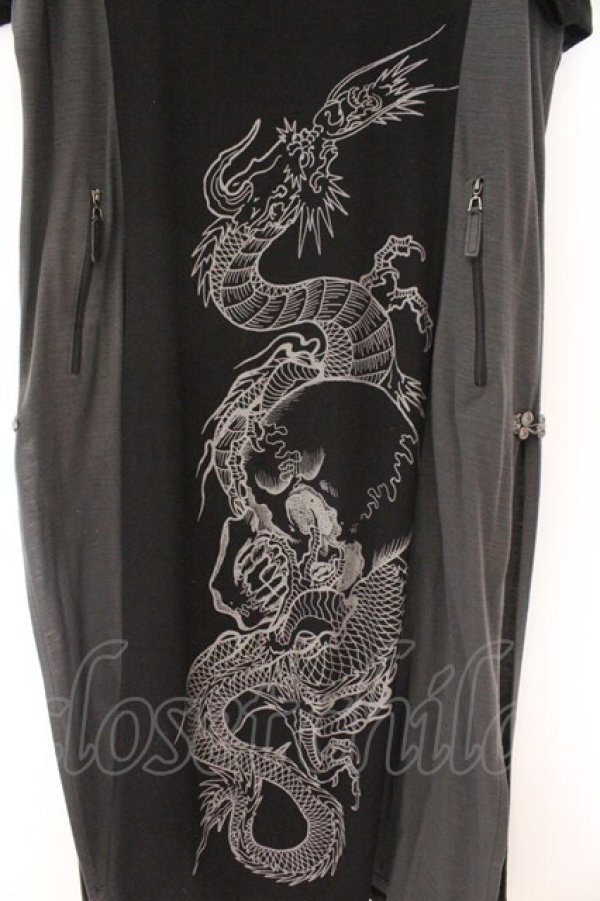 画像2: Qutie Frash / BIGロングカットソー  ブラック O-26-02-14-024-QU-OP-OW-OS (2)