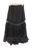 画像4: Qutie Frash / 蜘蛛メッシュ切り替えスカート  ブラック O-26-02-14-025-QU-SK-OW-OS (4)