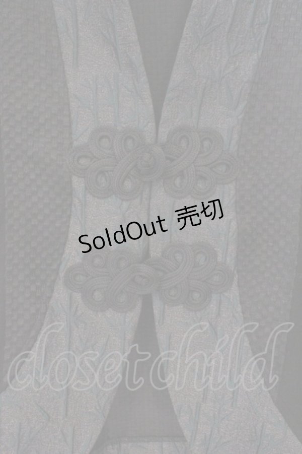 画像2: Qutie Frash / チャイナBIGカーデ  ブラック O-26-02-14-026-QU-TO-OW-OS (2)