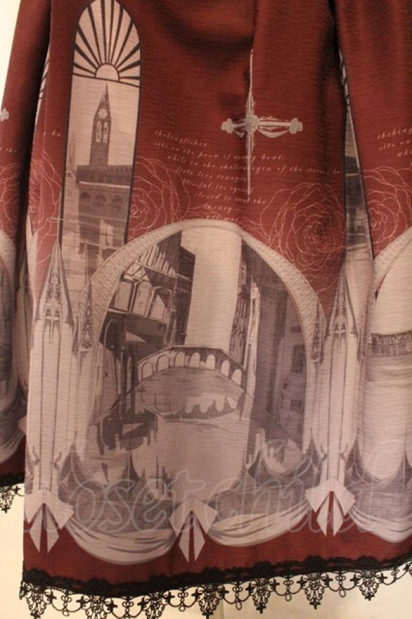 画像3: Forest Song / コルセット風ジャンパースカート  ワイン O-26-02-16-028-LO-OP-IG-OS (3)