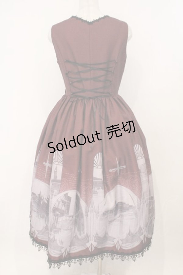 画像6: Forest Song / コルセット風ジャンパースカート  ワイン O-26-02-16-028-LO-OP-IG-OS (6)