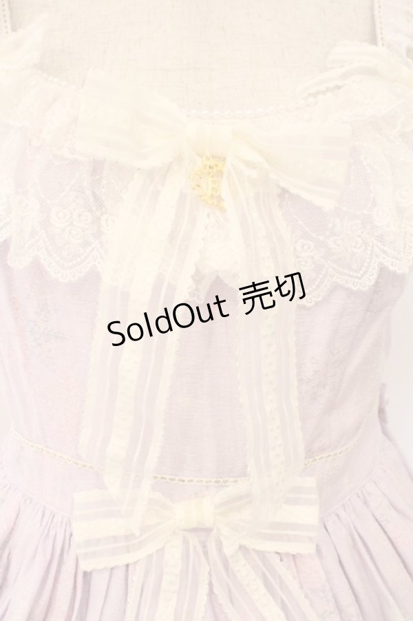 画像2: BABY,THE STARS SHINE BRIGHT / 雪の女王〜スノードームに秘めた「永遠」のカケラ〜柄ジャンパースカートI  ラベンダー O-26-02-16-030-BA-OP-OW-OS (2)